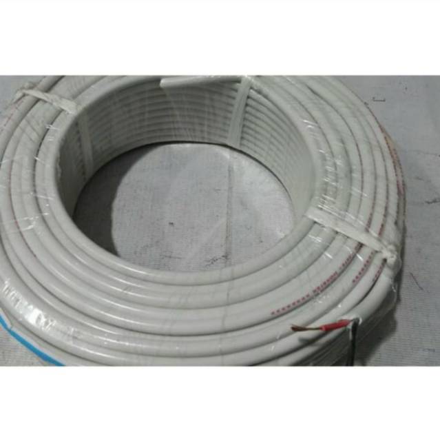 Kabel Listrik 2x0.75 Serabut Putih JEVON /Hyo 50 meter