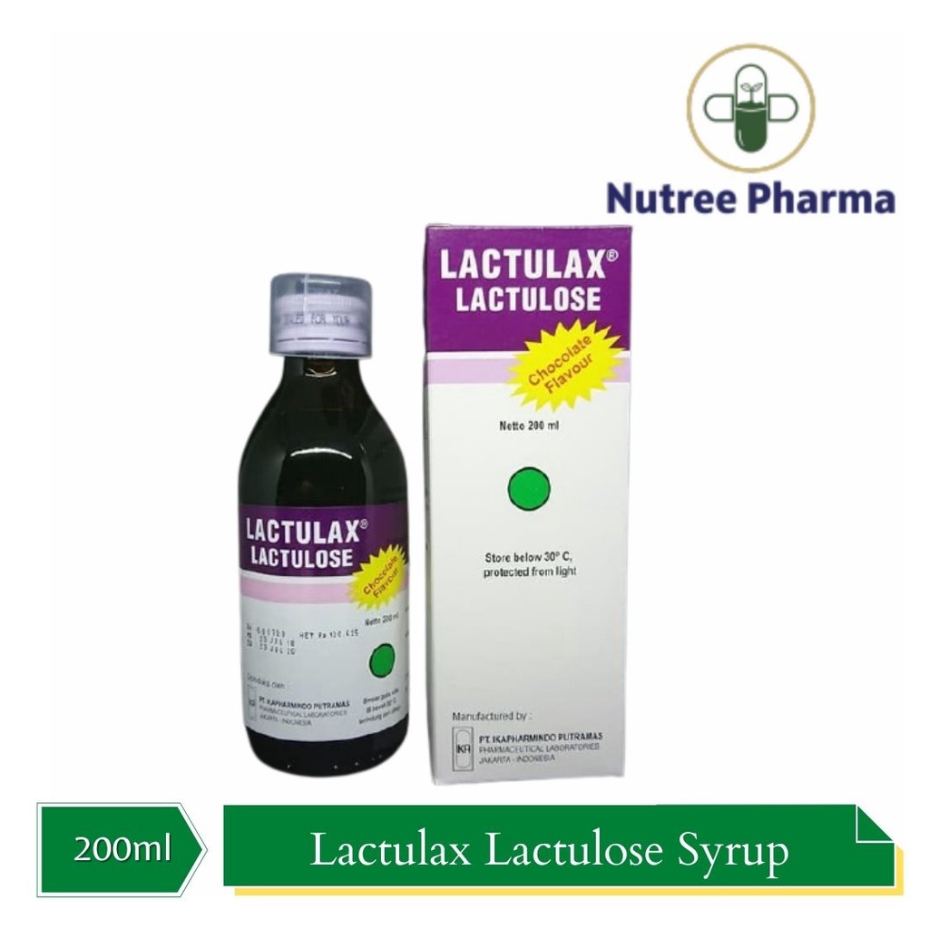 Jual Lactulax Lactulose Syrup 200 ml Shopee Indonesia