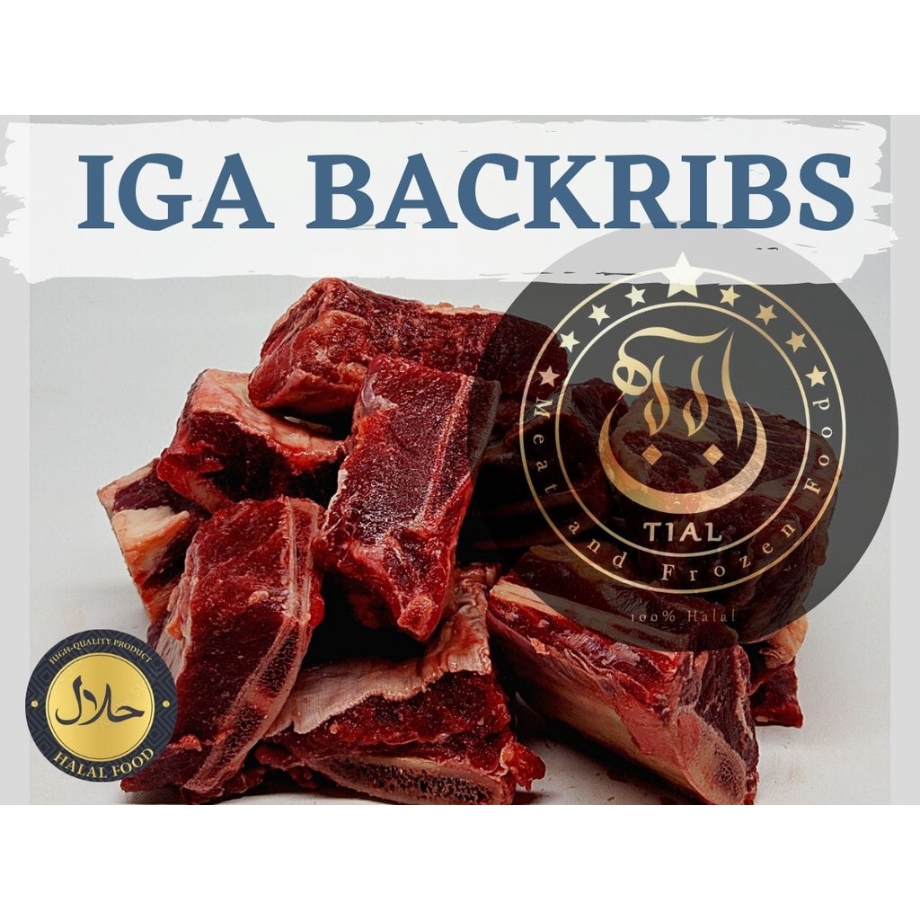 

IGA BACKRIBS (3-4CM)/ Tulang Sapi/ Konro / Iga Bakar/ Bones/ Daging Sapi/ Frozen Food