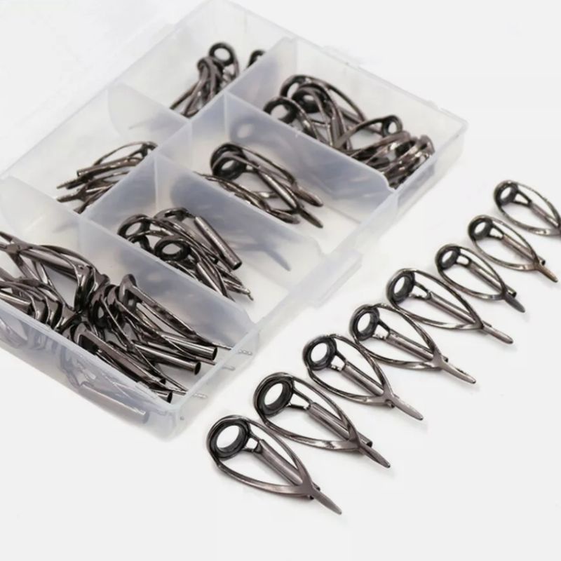Top Ring Guide, Ujung Joran Pancing, Stainless, Spinning Casting, Non Fuji Variasi Ukuran