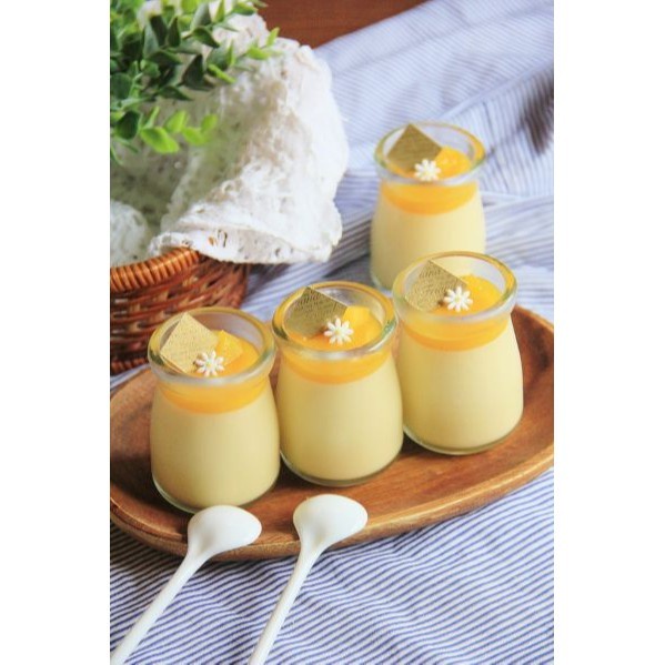 Jual Toples Botol Kaca Jar Ml Set Pcs Warna Untuk Puding Selai Yoghurt Shopee Indonesia