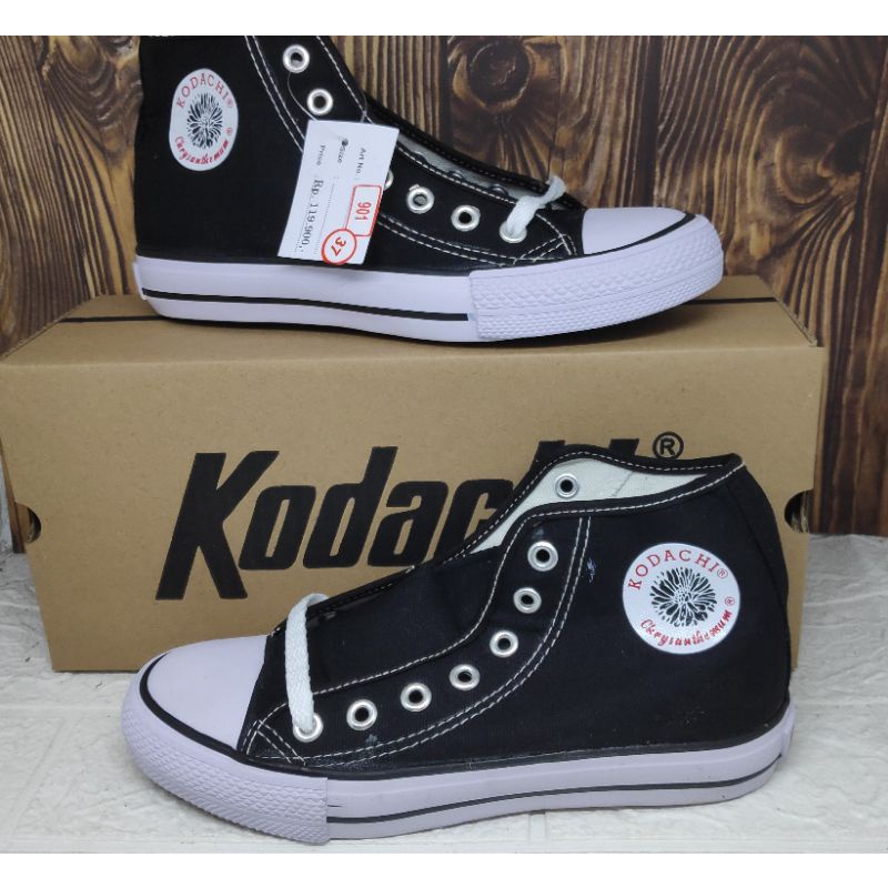 SEPATU SEKOLAH KODACHI 902 37-42 black white banderol 116900