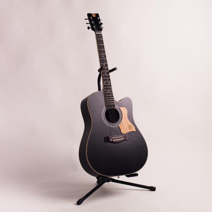 Gitar Akustik Mandalika L-02 Hitam Original Full Set
