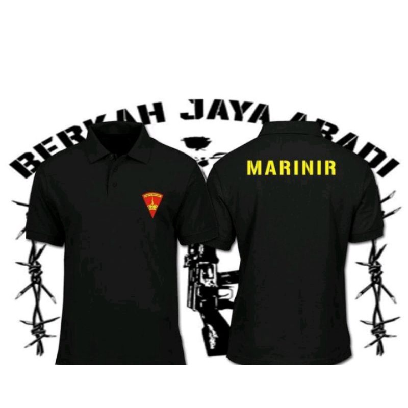 kaos korps marinir full bordir kaos marinir kaos polo marinir