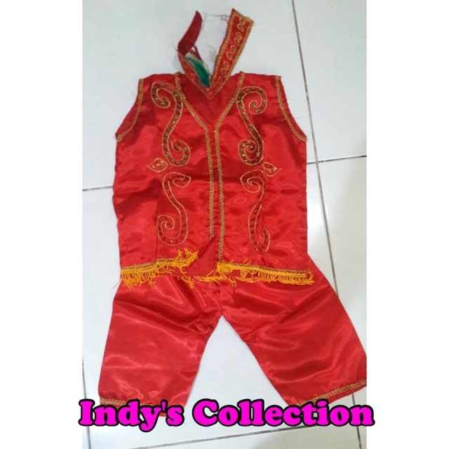 sewa baju adat dayak anak laki