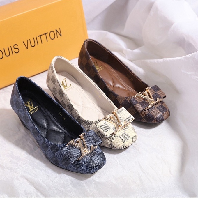 SEPATU WANITA WEDGES KULIT SHOES 002
