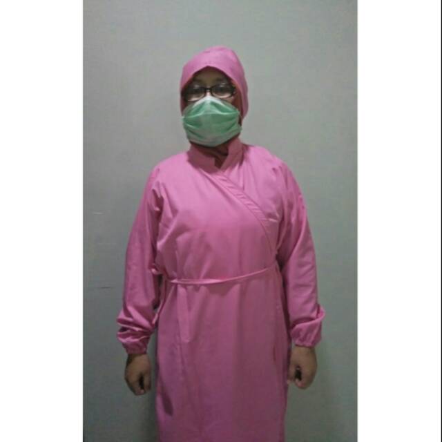 Baju OK Gown Bedah American Drill/ APD OK/ Kimono