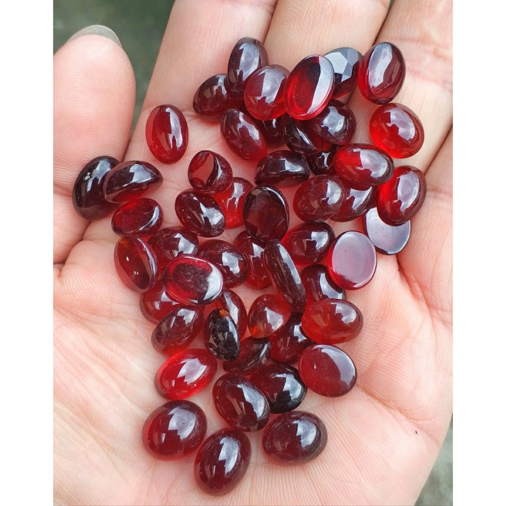 BATU PERMATA NATURAL RED GARNET KANTORAN