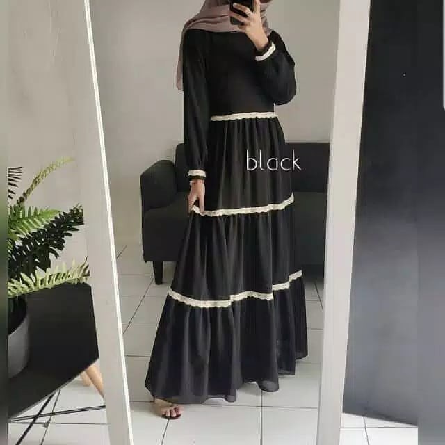 Gamis Wanita Kekinian Casual Nibras Nb A Fashion Muslim Terbaru 2020 Original Yang Lagi Terbaru S1C9