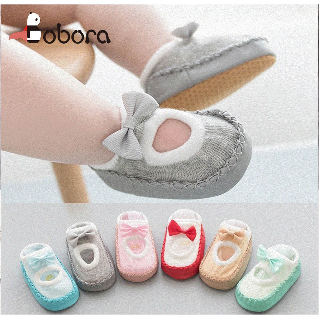 BOBORA Kaos Kaki Katun Hangat Bayi Laki-laki / Perempuan