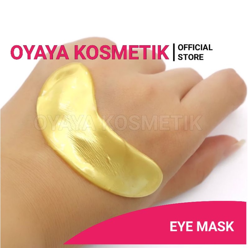 Masker Kantong Mata Panda Crystal Collagen Eye Mask Gold Menghilangkan Mata Panda Eyemask Patch Moistorizong Anti Anging Wrinkle Masker Hapus Kantong Mata nyaman Digunakan Berkulitas Oyaya Kosmetik Pekanbaru Grosir ecer Riau