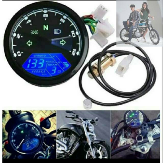 SPIDO DIGITAL BABON UNIVERSAL/Speedometer spido digital babon universal japstyle chooper custom cb