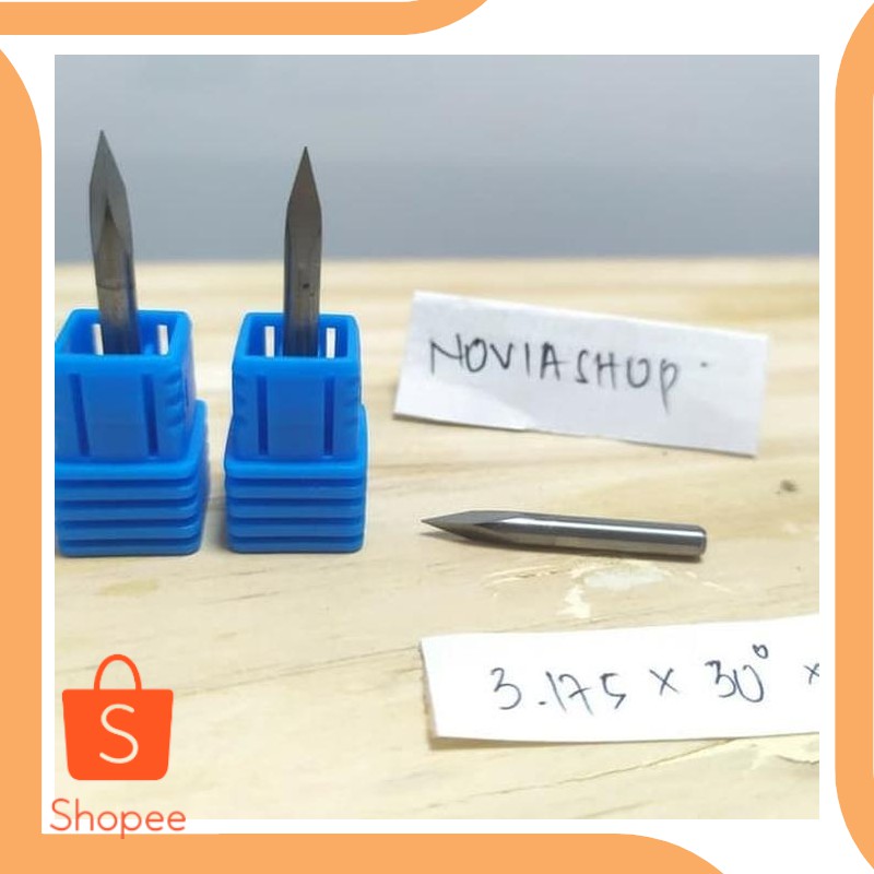 Dijual limited Mata Router CNC bentuk V Bit lancip grafir akrilik aluminium k Limited