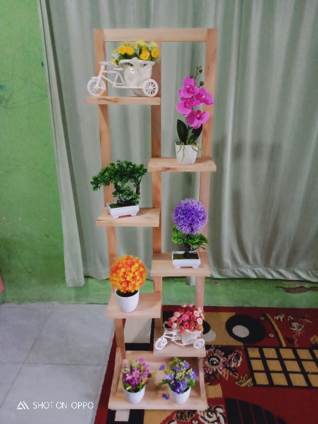 Snapdragon Bunga Pajangan Plastik Tanaman Palsu Artificial Dekor 8810