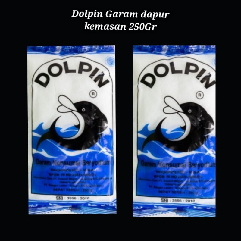 

Garam dapur Dolpin kemasan 250gram