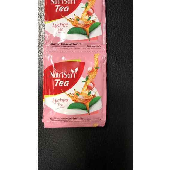 

❀ Nutrisari Lychee Tea 1 Renceng 10 Sachet Pcs - Nutri Sari Leci Pak ✦