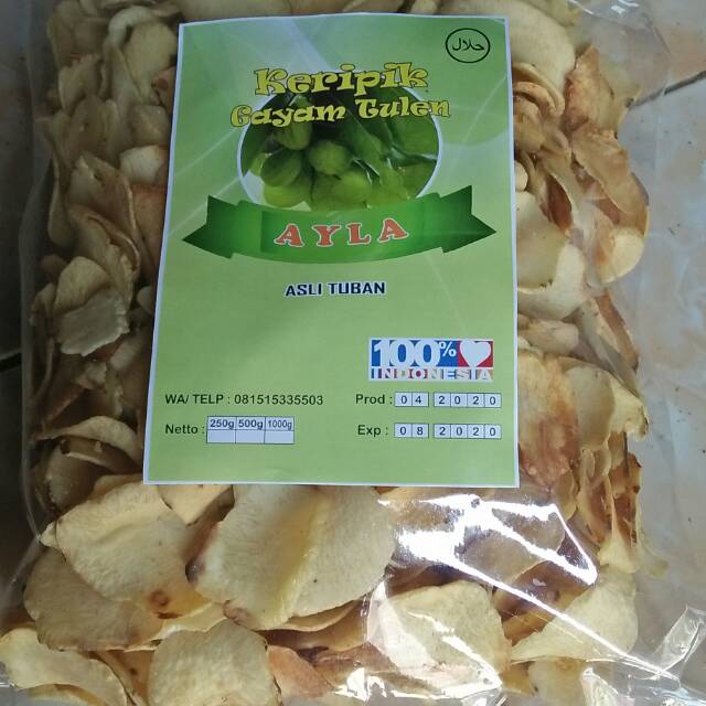 

Keripik Gayam premium Asli Tuban 500 gram.