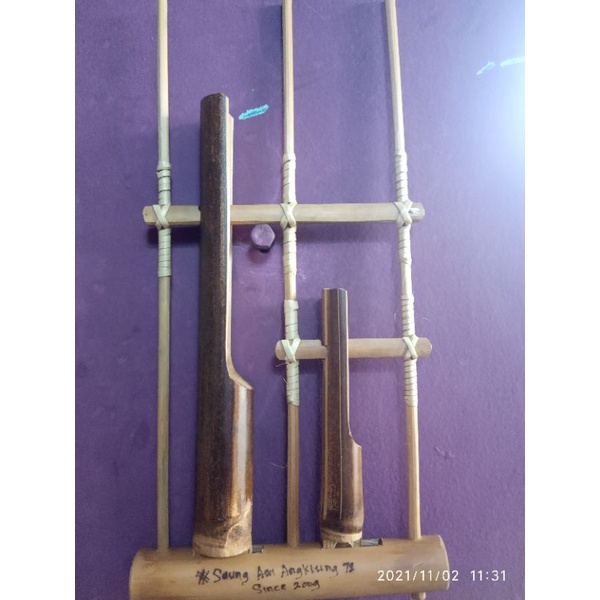 Angklung Satuan Bambu Hitam