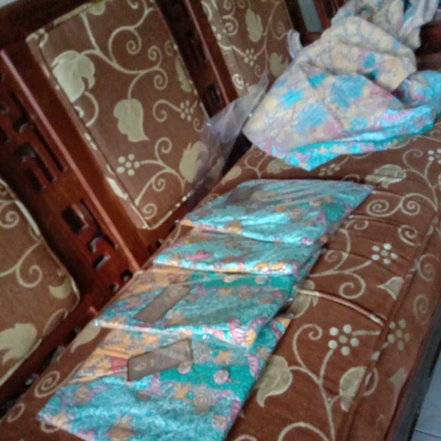 Gamis Batik Modern Pekalongan Terbaru 2020 Lengan Panjang Motif Ganggang Kuning Ayani Fashion