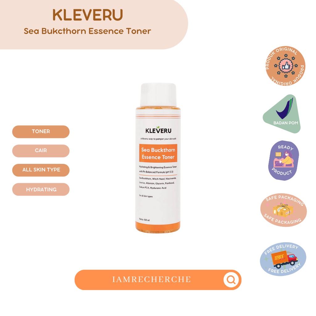 Kleveru Sea Buckthorn Essence Toner
