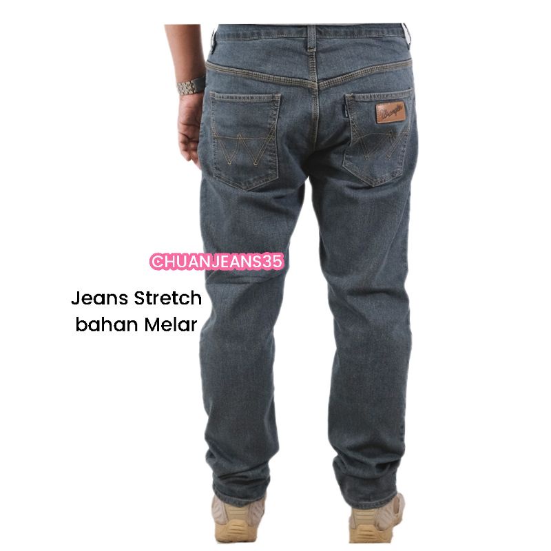 CELANA JEANS PRIA JUMBO MELAR SLIMPIT STREACH BIG SIZE UKURAN 39 - 46