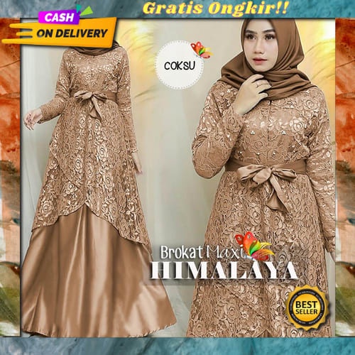 Baju Gamis Dress Wanita Dewasa Remaja Busui Kekinian Terbaru 2022 Modern Simple Elegan Mewah Viral T