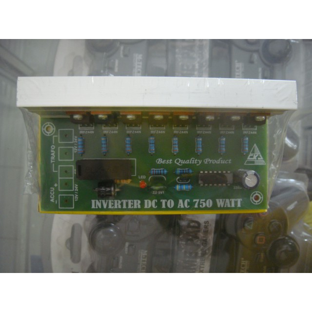 KIT INVERTER DC 12V-24V AC220 750W