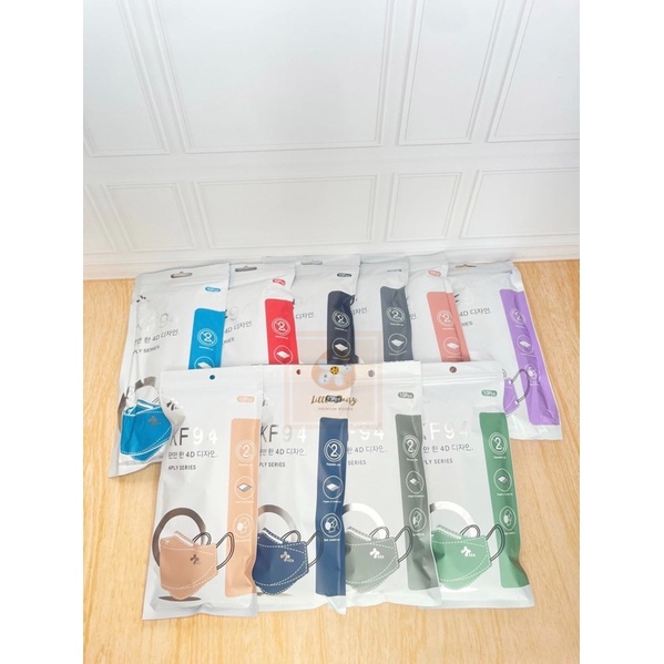 Masker KF94 Kea Korea 4 ply/ Masker Earloop/ Masker fashion isi 10pc (SEGEL PABRIK)