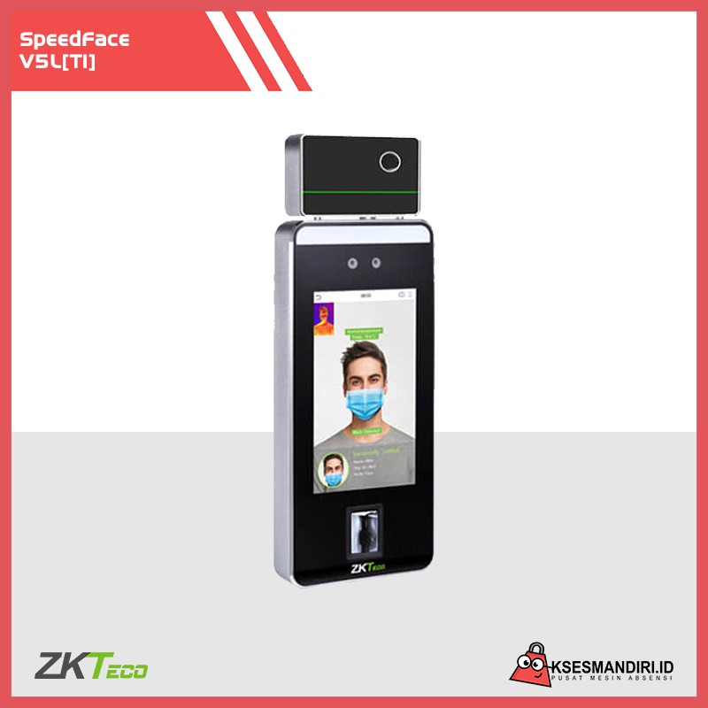 Mesin Absensi Thermal Fingerprint Access Door Zkteco Speedface V5L - TI