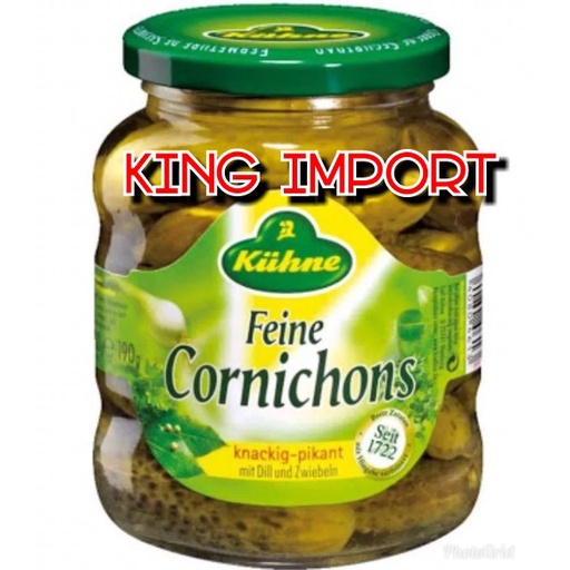 

Da202X6 Kuhne Feine Cornichons Makanan Siap Saji Acar Import 330Ml Xa20X1