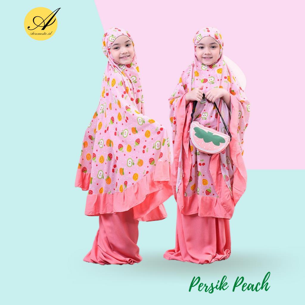 Mukena Anak Perempuan Juice - Mukena Anak Karakter - Mukena Anak Rayon - Mukenah Anak Murah