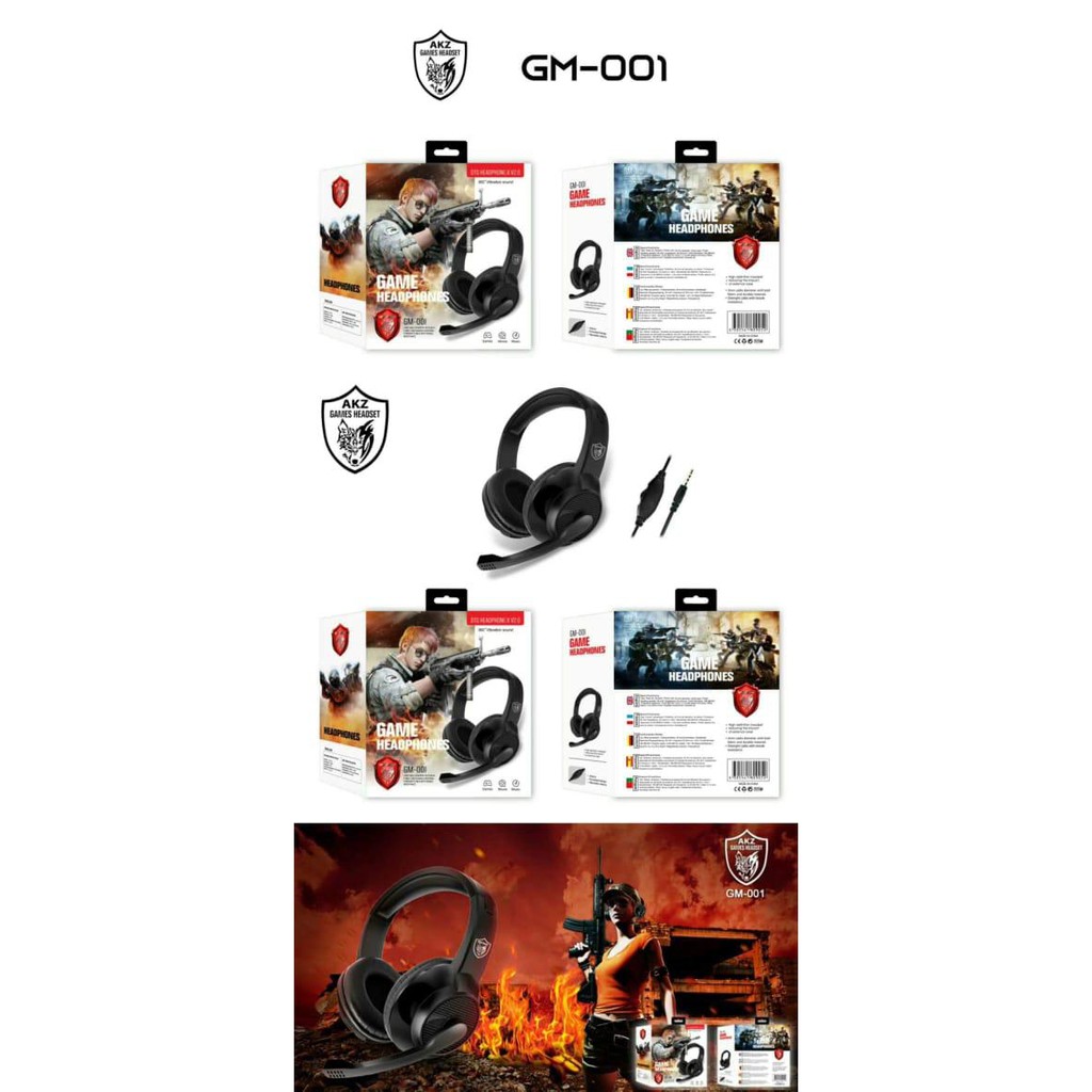 Headphone Bando Gaming GM 001