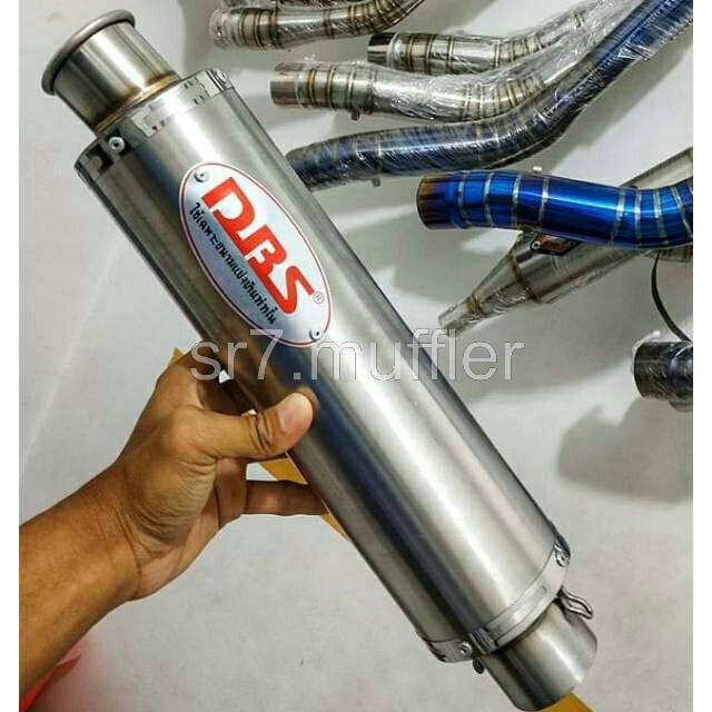 Knalpot DBS SLINCER DBS KNALPOT RACING panjang 30 cm inlet 50 mm DBS