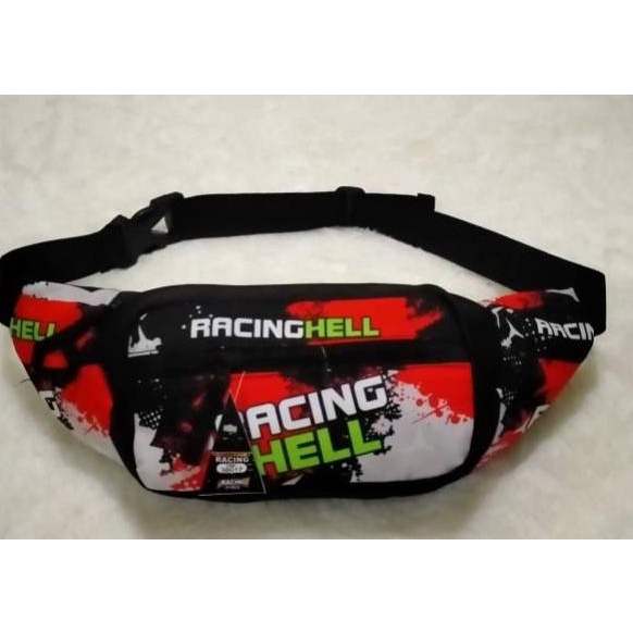 Top Produk.. Tas Selempang racing hell /Tas Pinggang / Waistbag racing