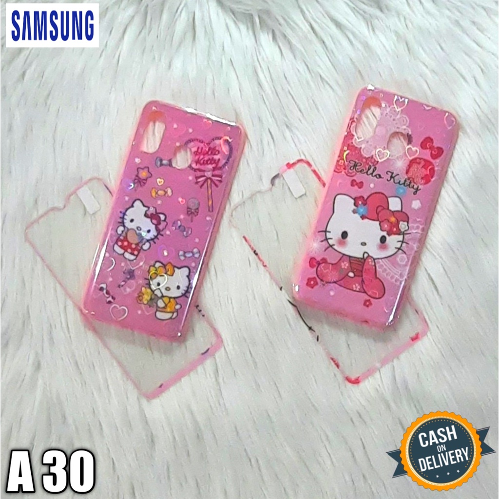 Casing Samsung A30 Softcase Jelly Glossy + Temper Glass