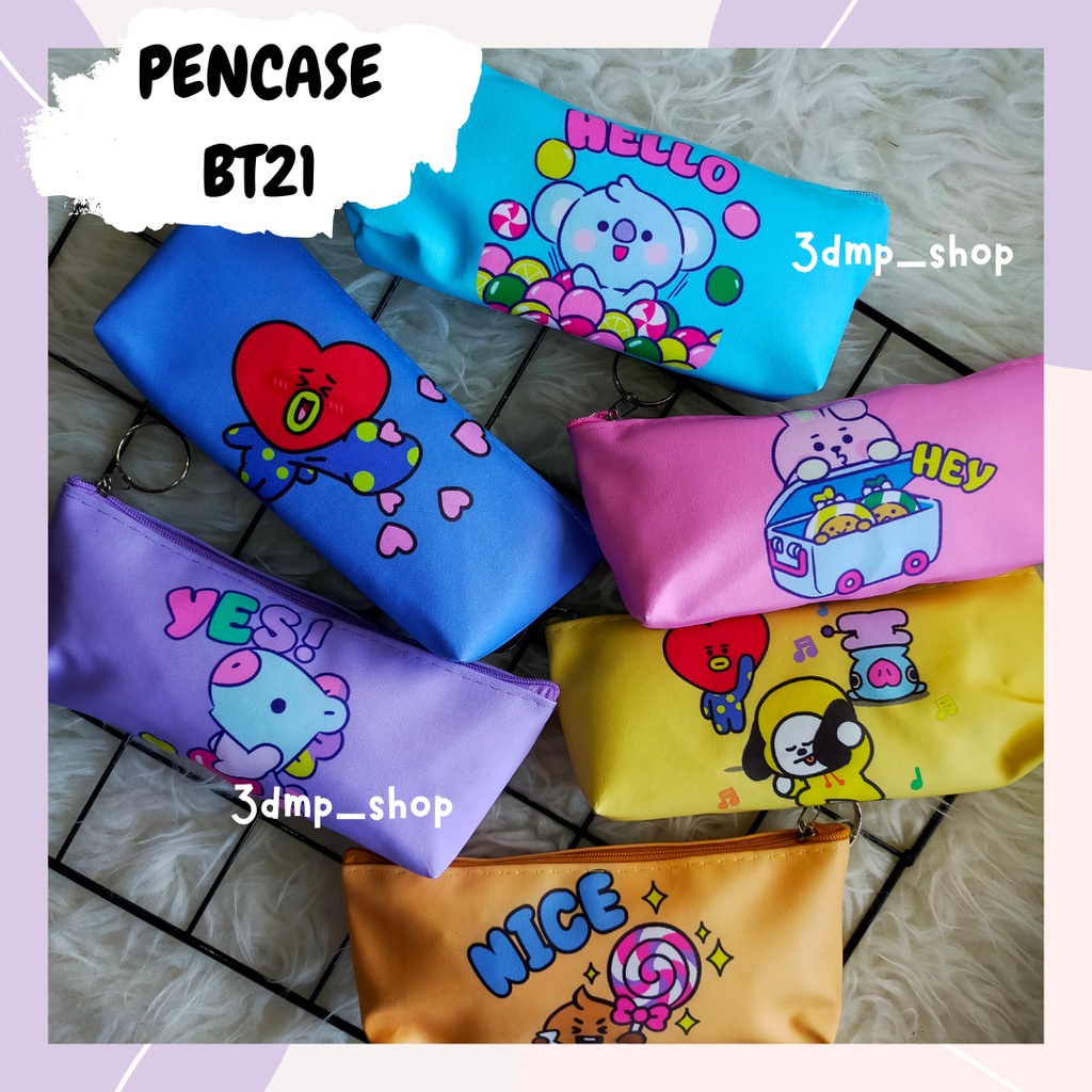 Pencase tempat pensil dompet BT21