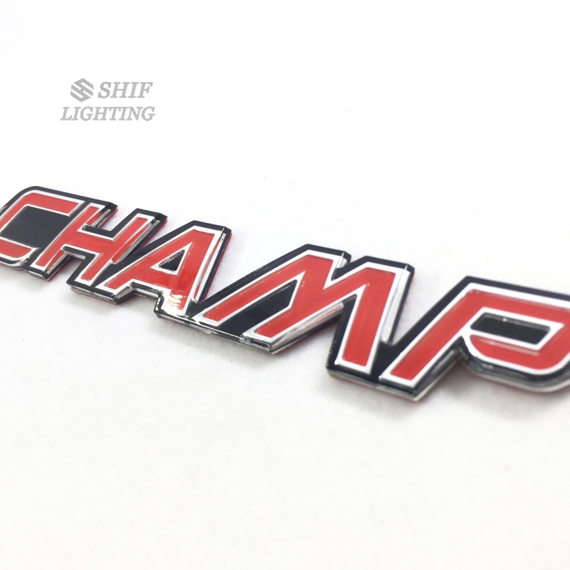 1pc Stiker Emblem Logo CHAMP Bahan ABS Untuk Dekorasi Mobil TOYOTA HILUX VIGO CHAMP