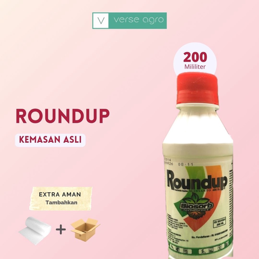 Jual RoundUp 200mL Obat Pembasmi Rumput Round Up Indonesia