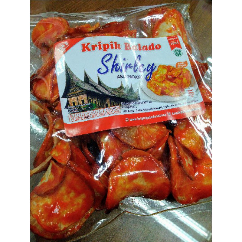 

Kripik Singkong Balado Shirley asli Padang 250gr - bentuk bulat