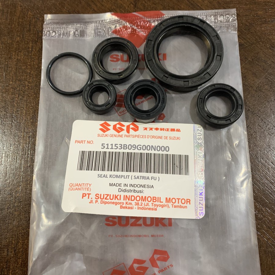 FU SEAL KOMPLIT OLI OIL KIT SET SATRIA 150 AS STUT KOPLING KARBU STUD SIL MESIN OLD LAMA MTOR MOTOR