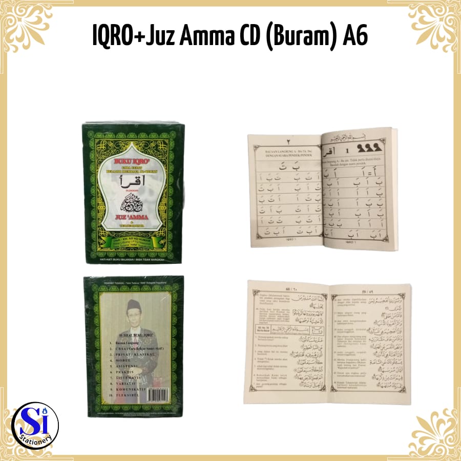 

Iqro Kecil A6 Plus Juz Amma CD Paper Buram Original