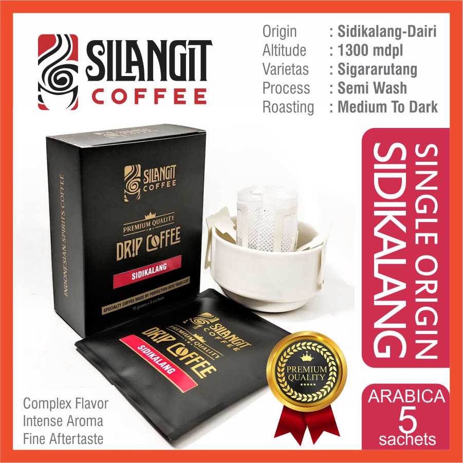 

Drip Coffee 15g Arabica Sidikalang (5 Sachet)
