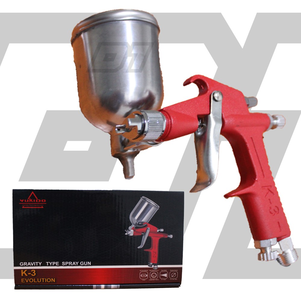 YUKIDO SPRAY GUN K-3B K3 K-3A K3B K3A HIGH PRESSURE 200ML 200CC ALUMUNIUM JAPAN QUALITY spray gun f 75