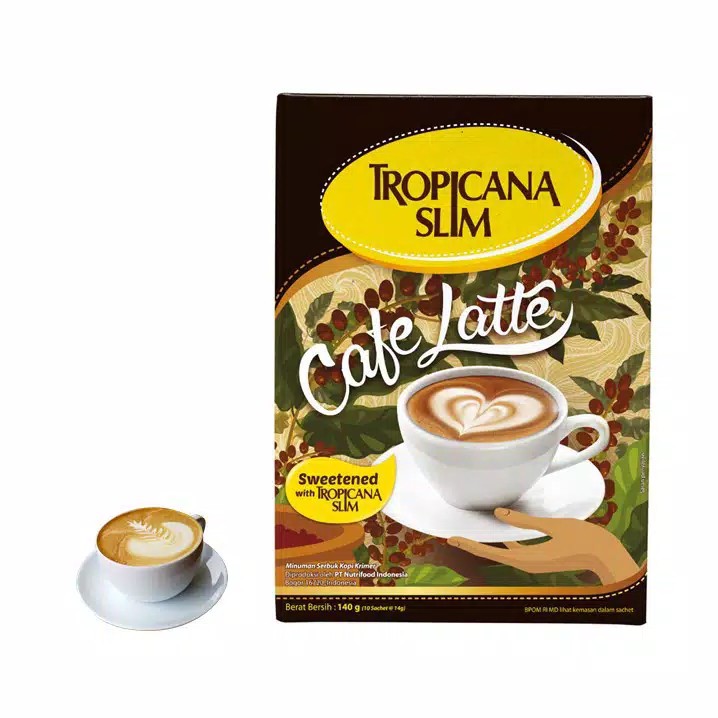 

Tropicana Sliim cafe late 10x14g