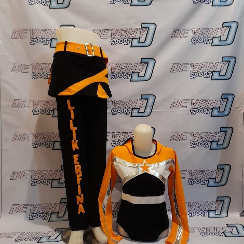 set baju senam double rok star 1