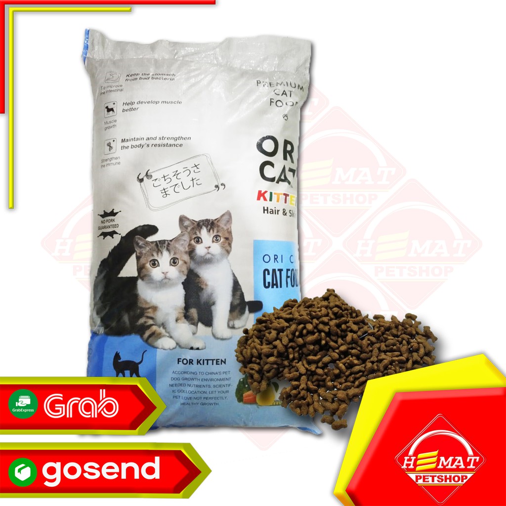 [GOSEND] Makanan Kucing Ori Cat Kitten 20 Kg Non Bolt