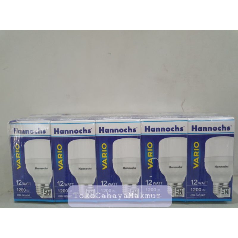 Lampu LED Bohlam Vario 12w 12watt Hannochs CoolDayLight