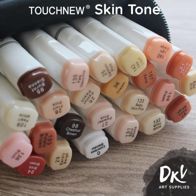 

Touchfive Touchnew Twin Marker Spidol 12 24 Warna Kulit Skin Colors