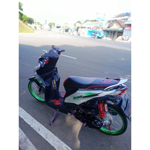 Striping Beat Fi Transparan Custom Icon Sport / Sticker beat fi transparan