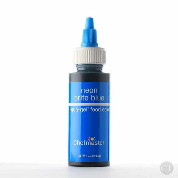 

Chefmaster LiquaGel - Neon Brite Blue 65gr / Pewarna Makanan Kue